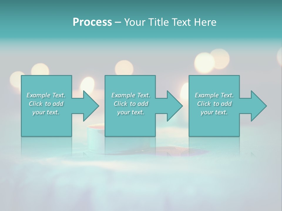 Hope Closeup Candle PowerPoint Template