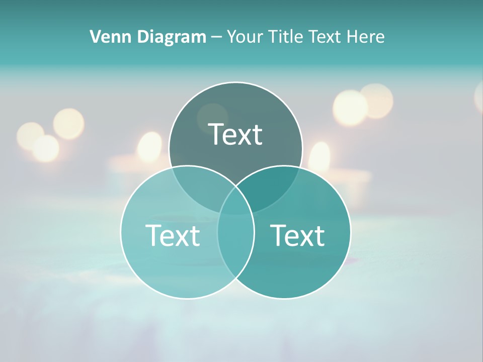 Hope Closeup Candle PowerPoint Template