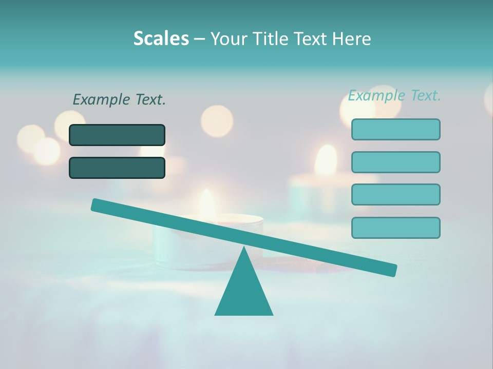 Hope Closeup Candle PowerPoint Template