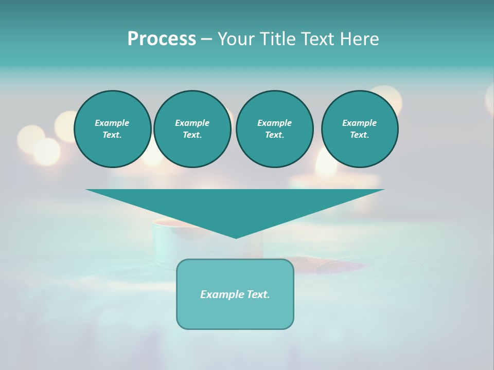 Hope Closeup Candle PowerPoint Template