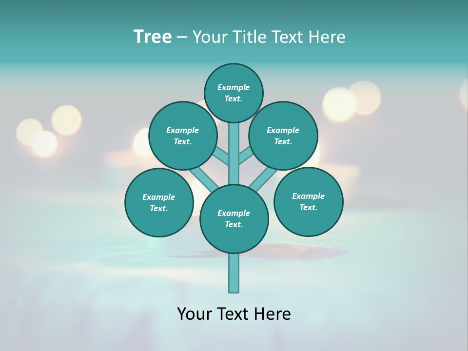 Hope Closeup Candle PowerPoint Template