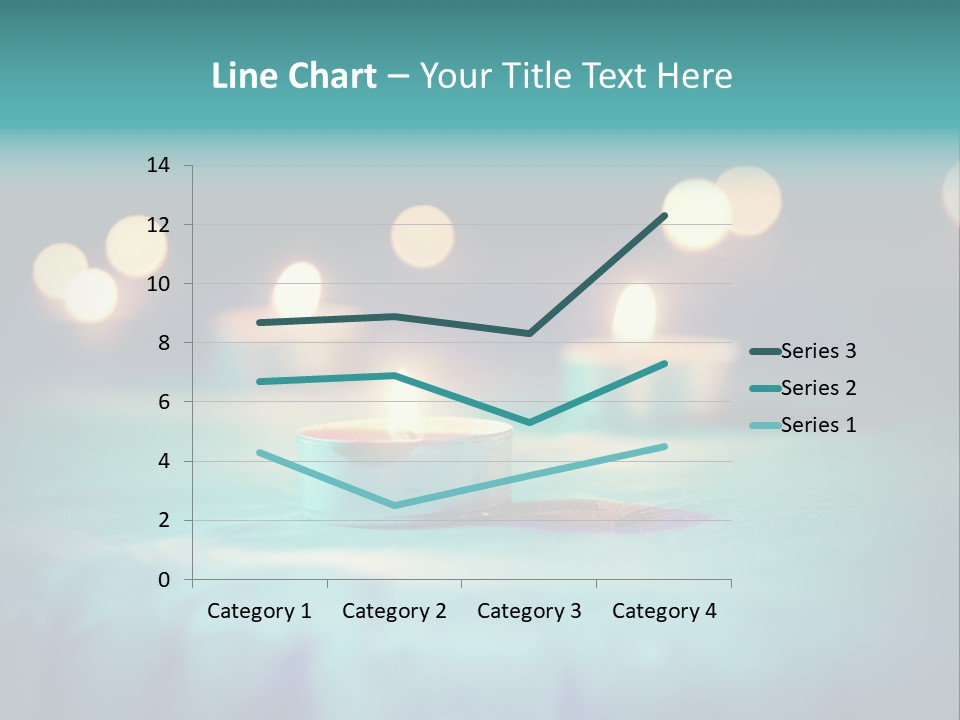Hope Closeup Candle PowerPoint Template