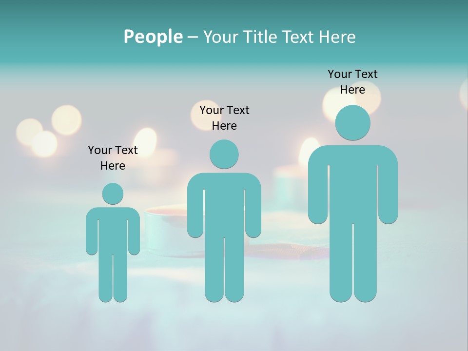 Hope Closeup Candle PowerPoint Template