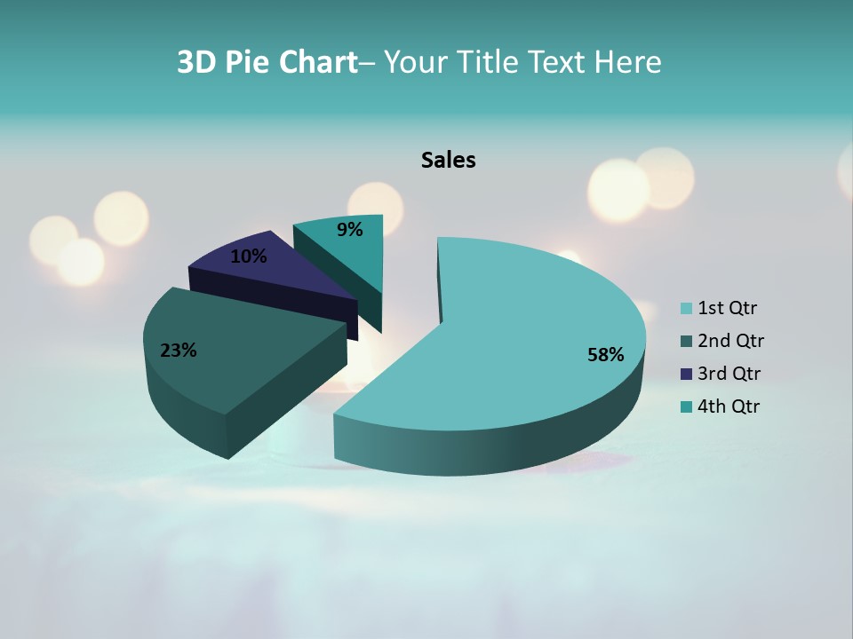 Hope Closeup Candle PowerPoint Template