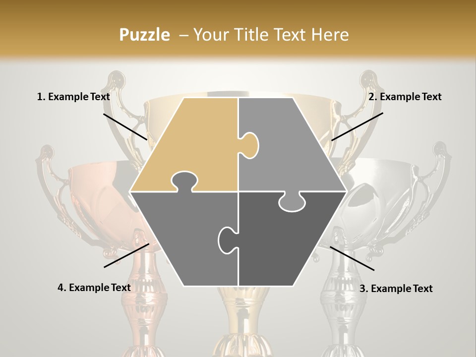 Achievement Prize Metal PowerPoint Template