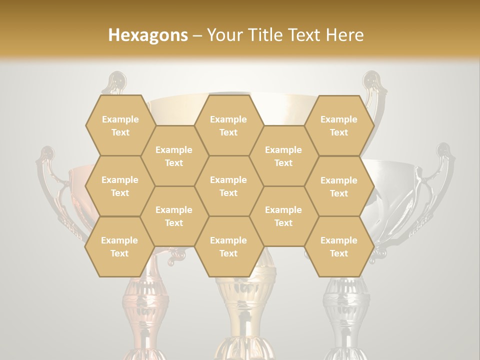 Achievement Prize Metal PowerPoint Template