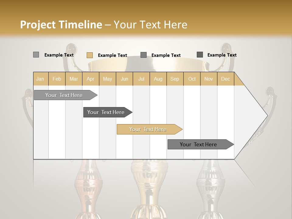 Achievement Prize Metal PowerPoint Template