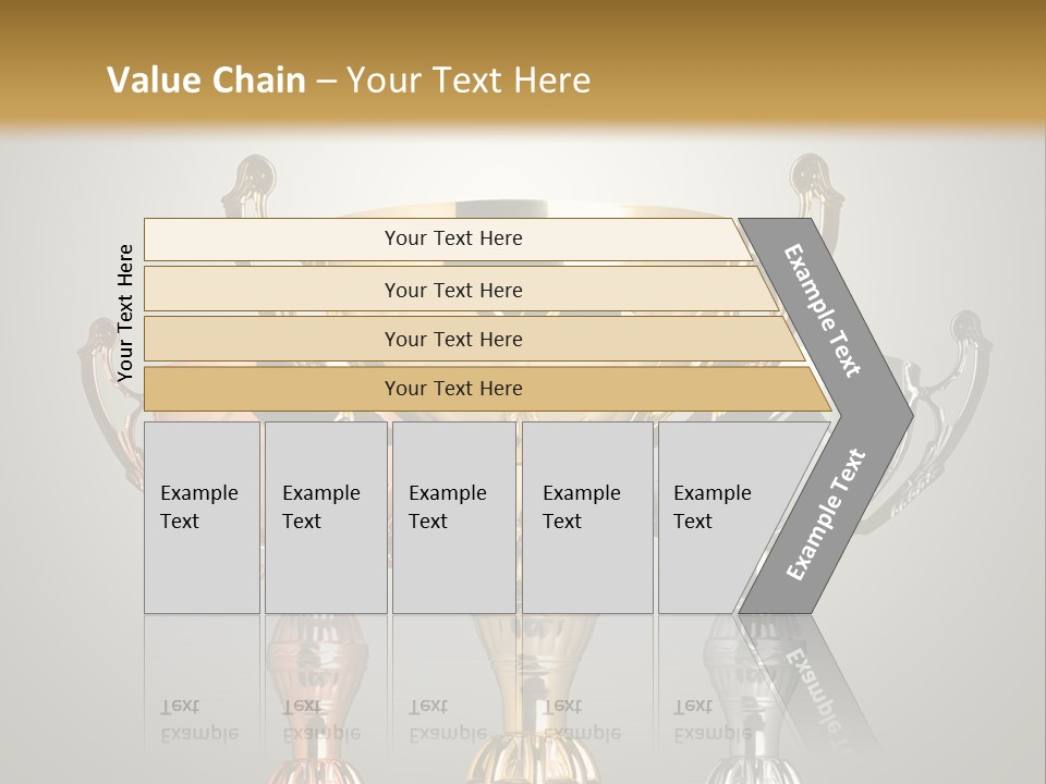 Achievement Prize Metal PowerPoint Template
