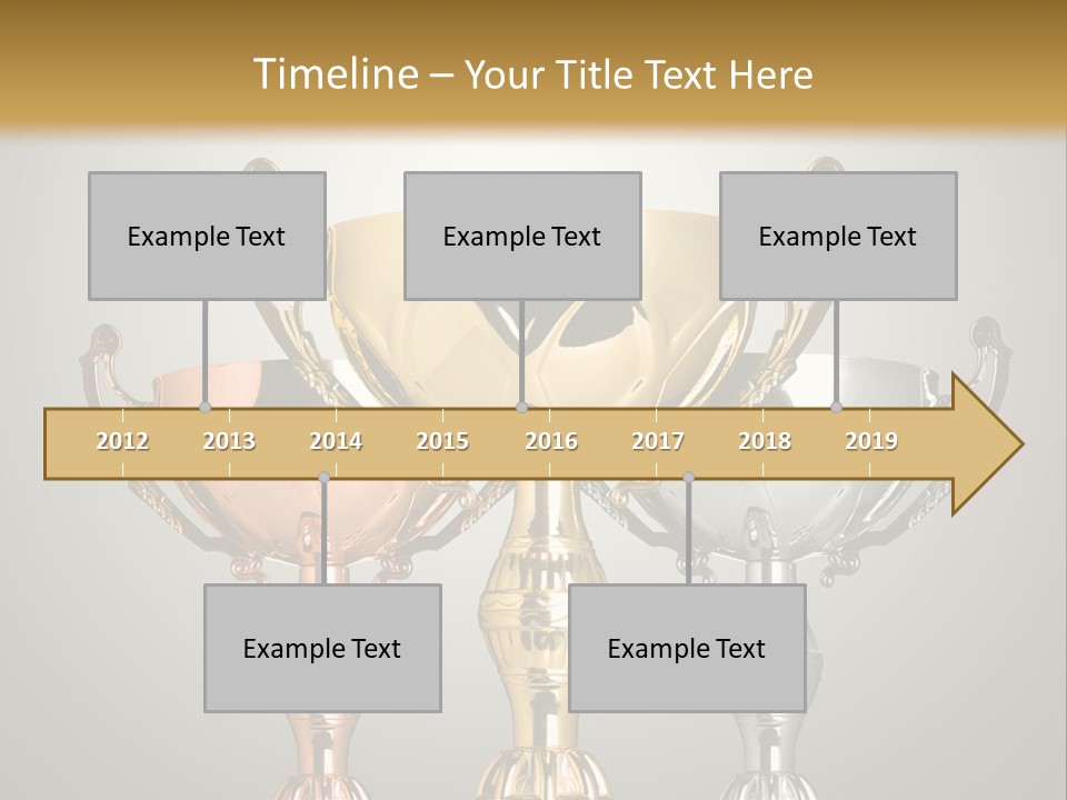 Achievement Prize Metal PowerPoint Template