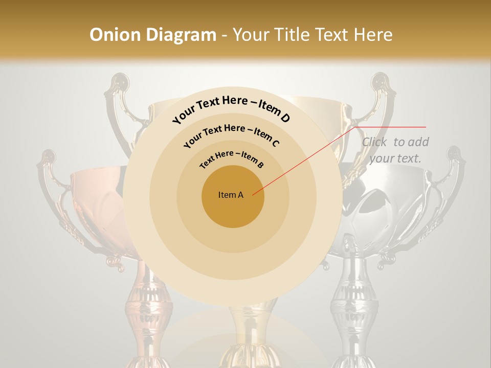 Achievement Prize Metal PowerPoint Template