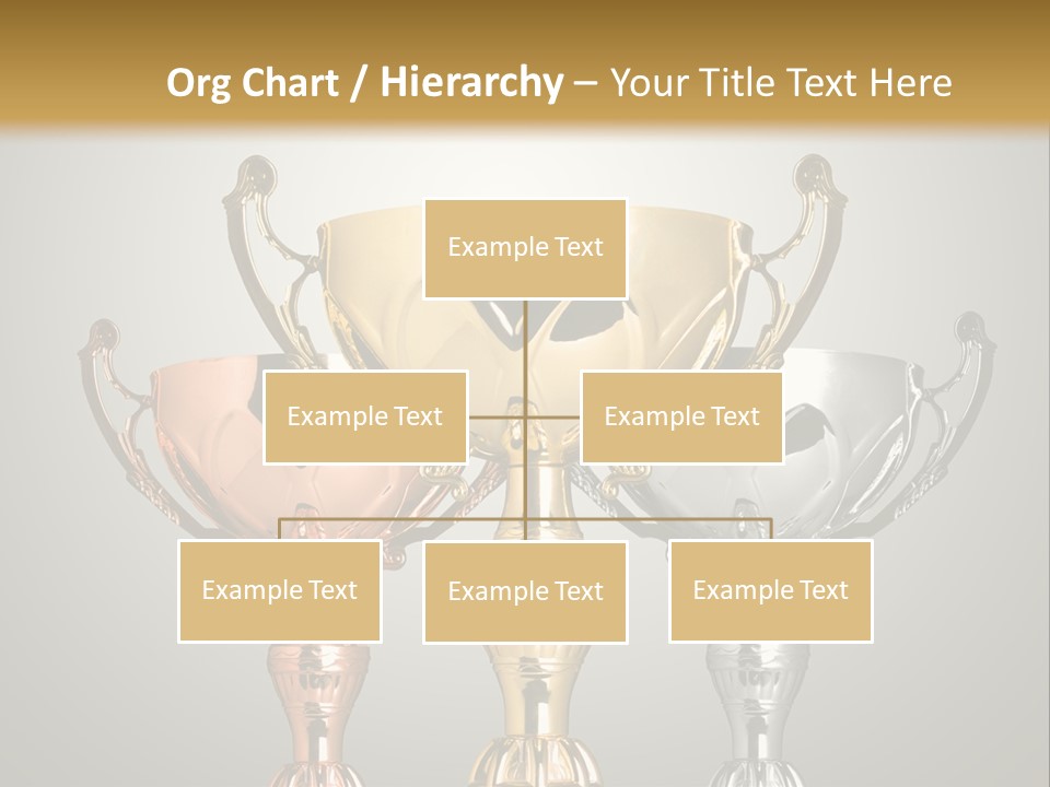 Achievement Prize Metal PowerPoint Template