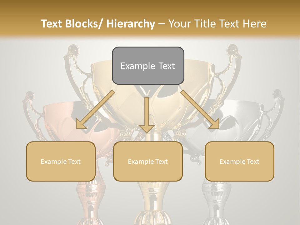 Achievement Prize Metal PowerPoint Template