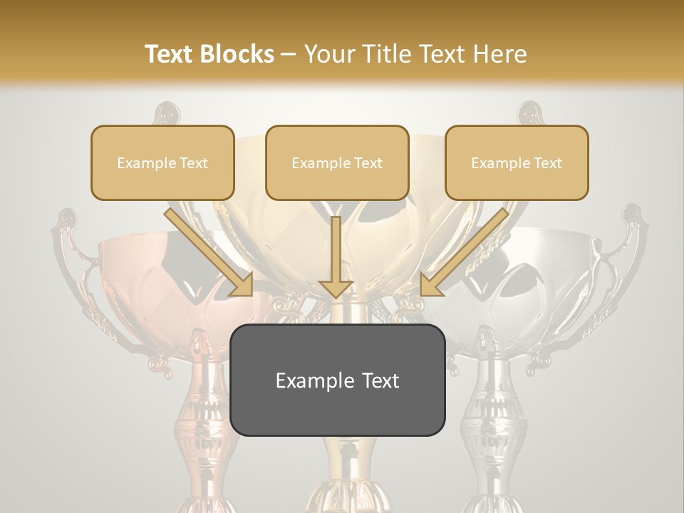 Achievement Prize Metal PowerPoint Template