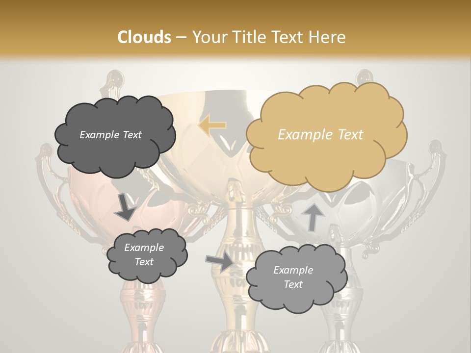 Achievement Prize Metal PowerPoint Template