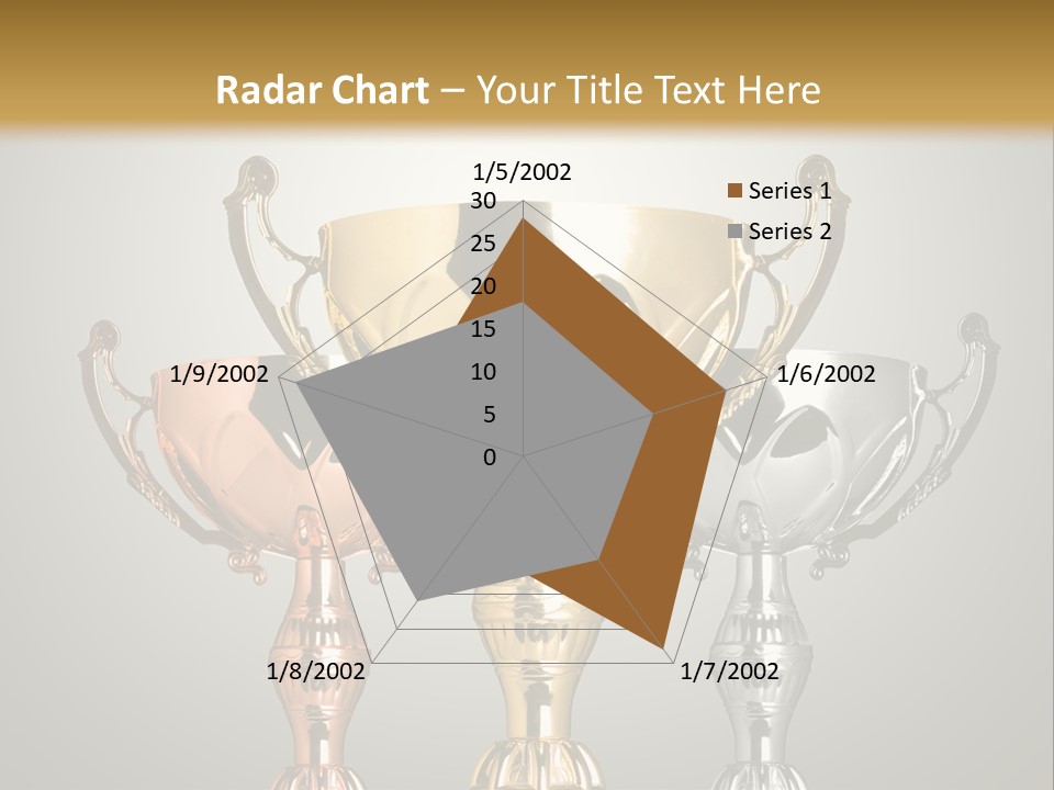 Achievement Prize Metal PowerPoint Template