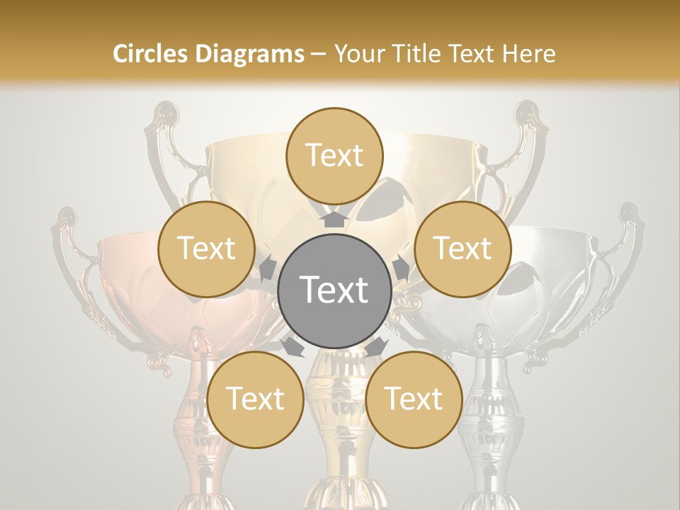 Achievement Prize Metal PowerPoint Template