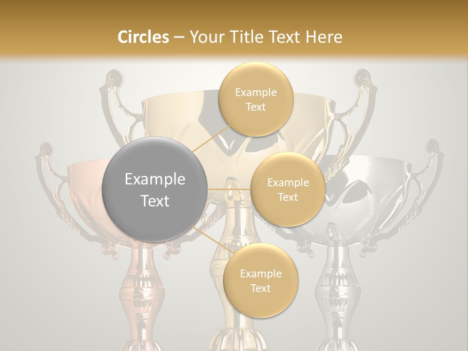 Achievement Prize Metal PowerPoint Template