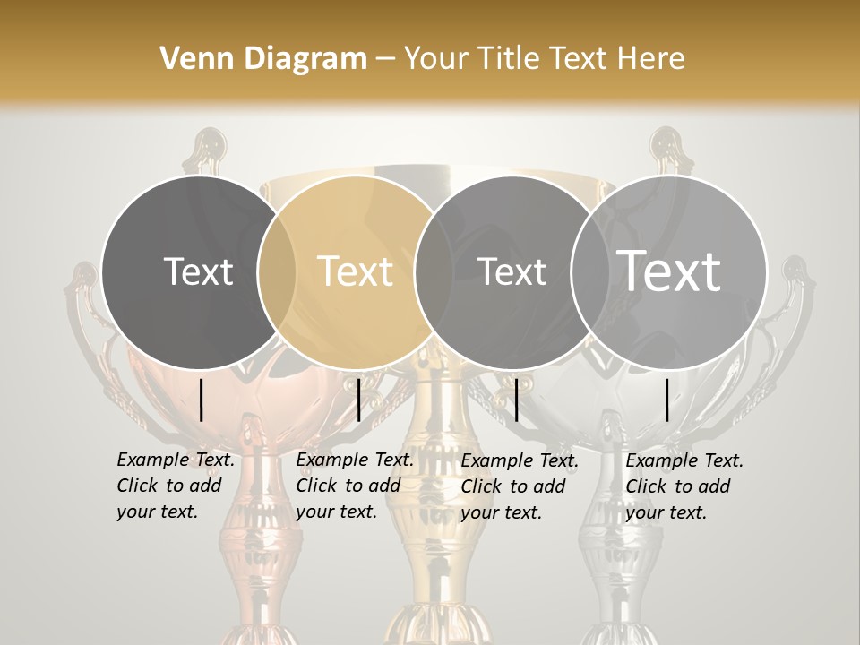 Achievement Prize Metal PowerPoint Template