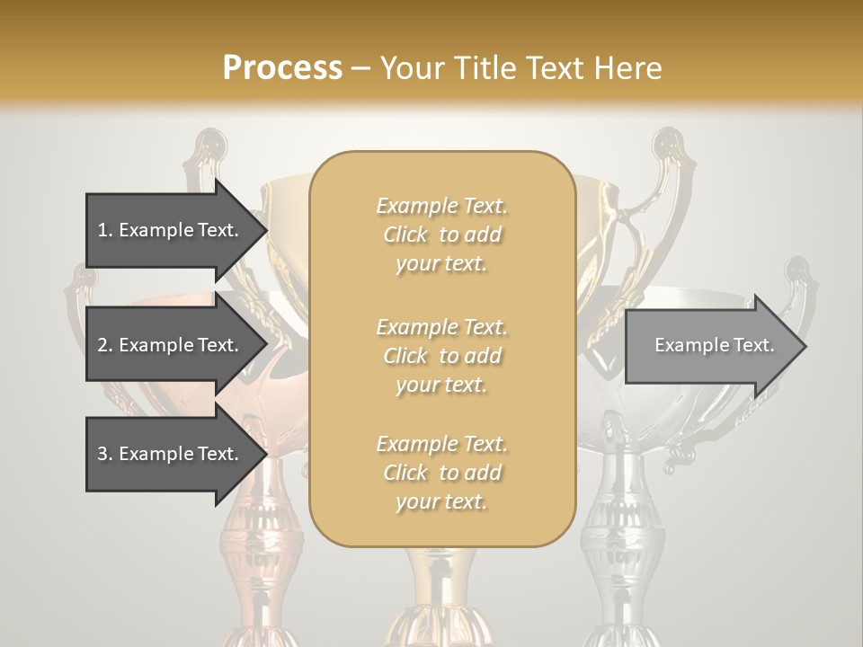 Achievement Prize Metal PowerPoint Template