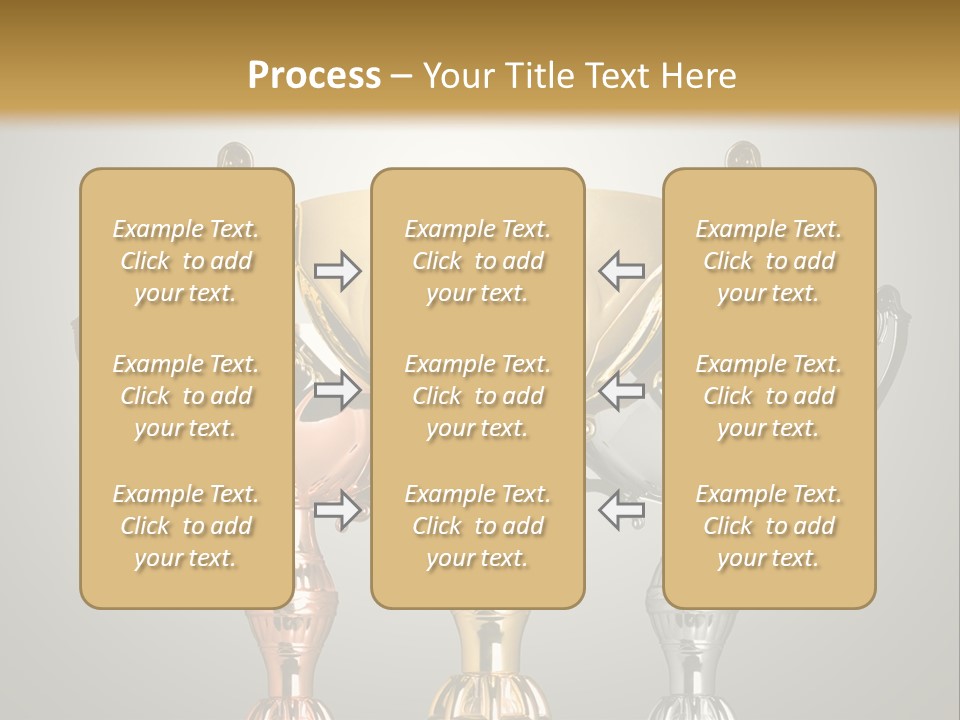 Achievement Prize Metal PowerPoint Template