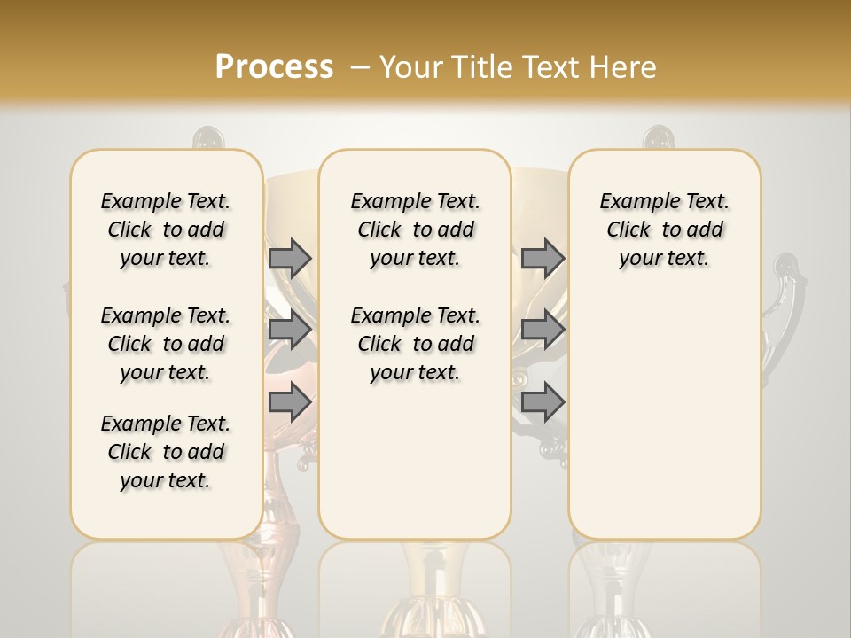 Achievement Prize Metal PowerPoint Template