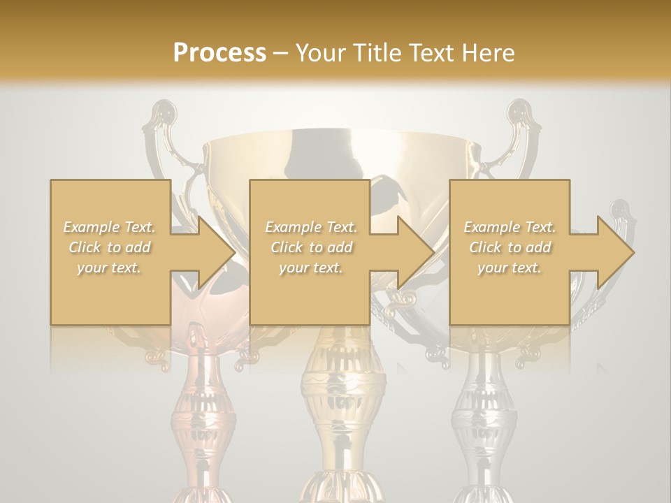 Achievement Prize Metal PowerPoint Template