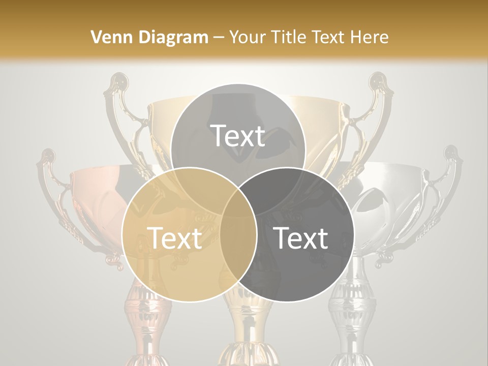 Achievement Prize Metal PowerPoint Template