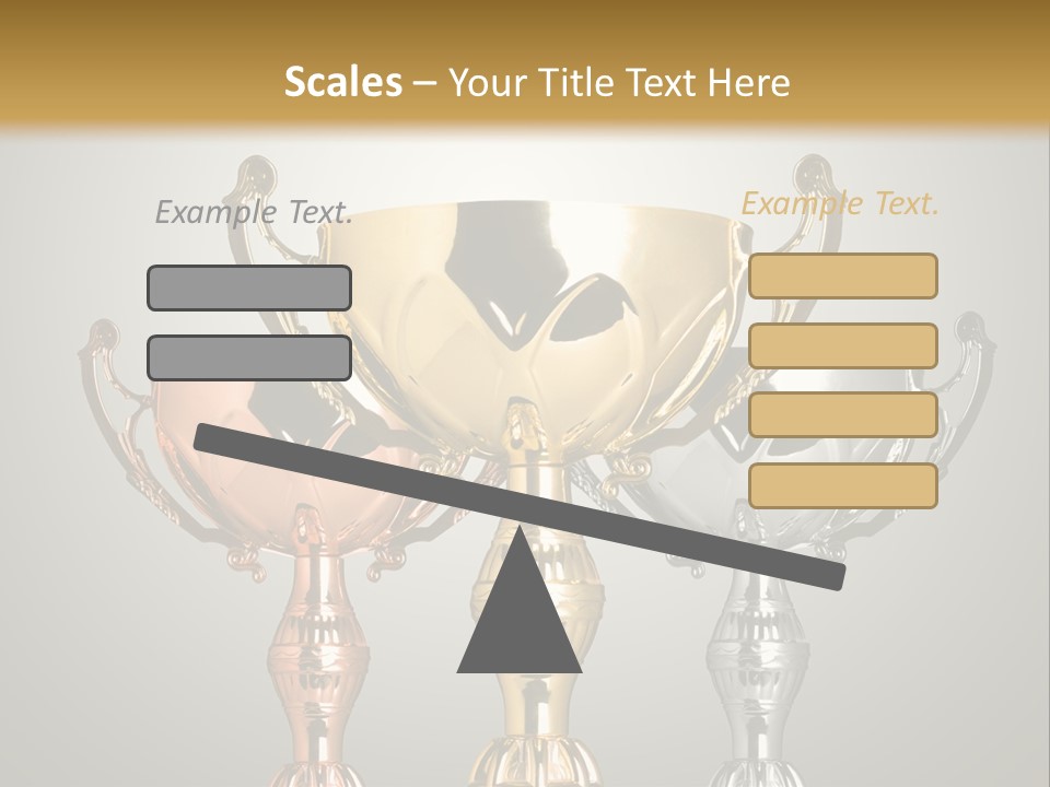 Achievement Prize Metal PowerPoint Template