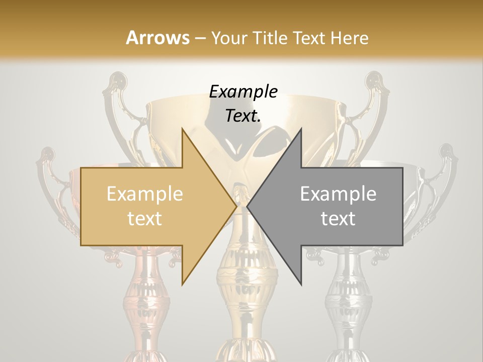 Achievement Prize Metal PowerPoint Template