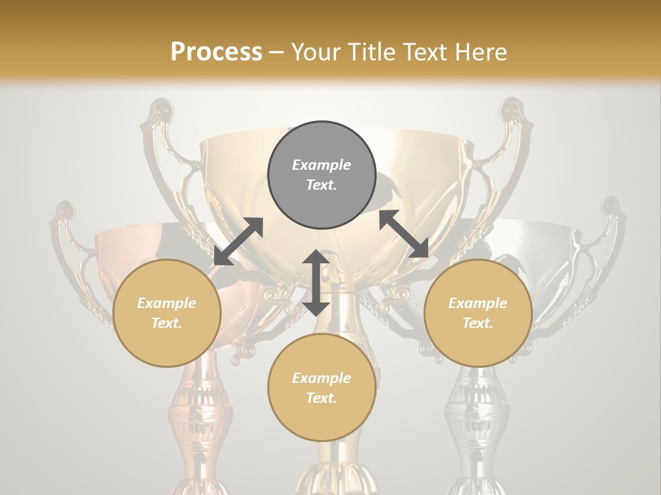 Achievement Prize Metal PowerPoint Template