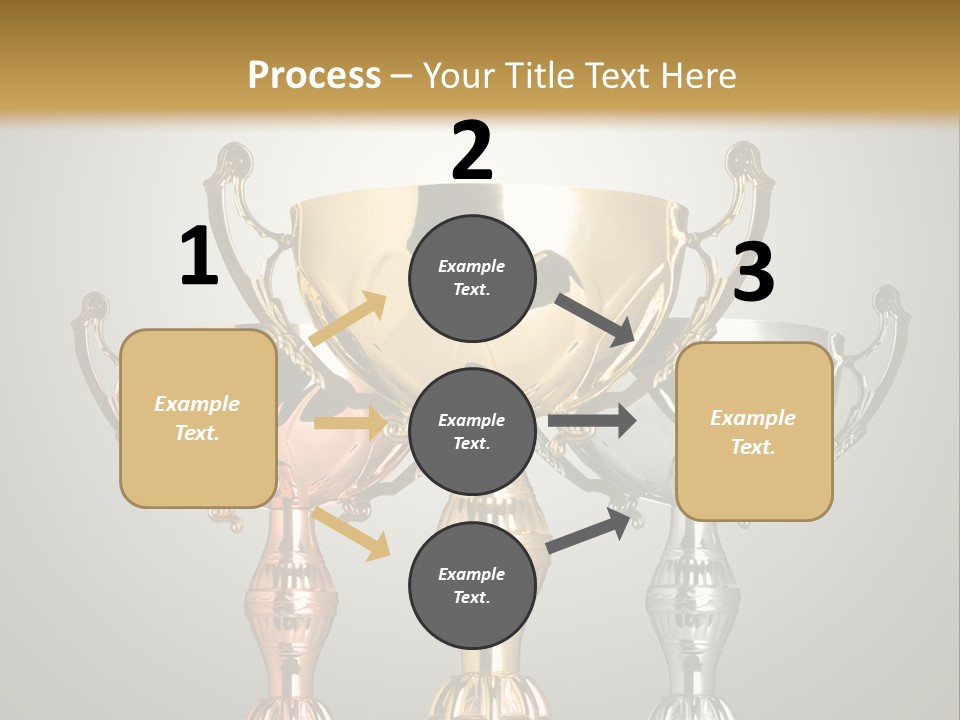 Achievement Prize Metal PowerPoint Template
