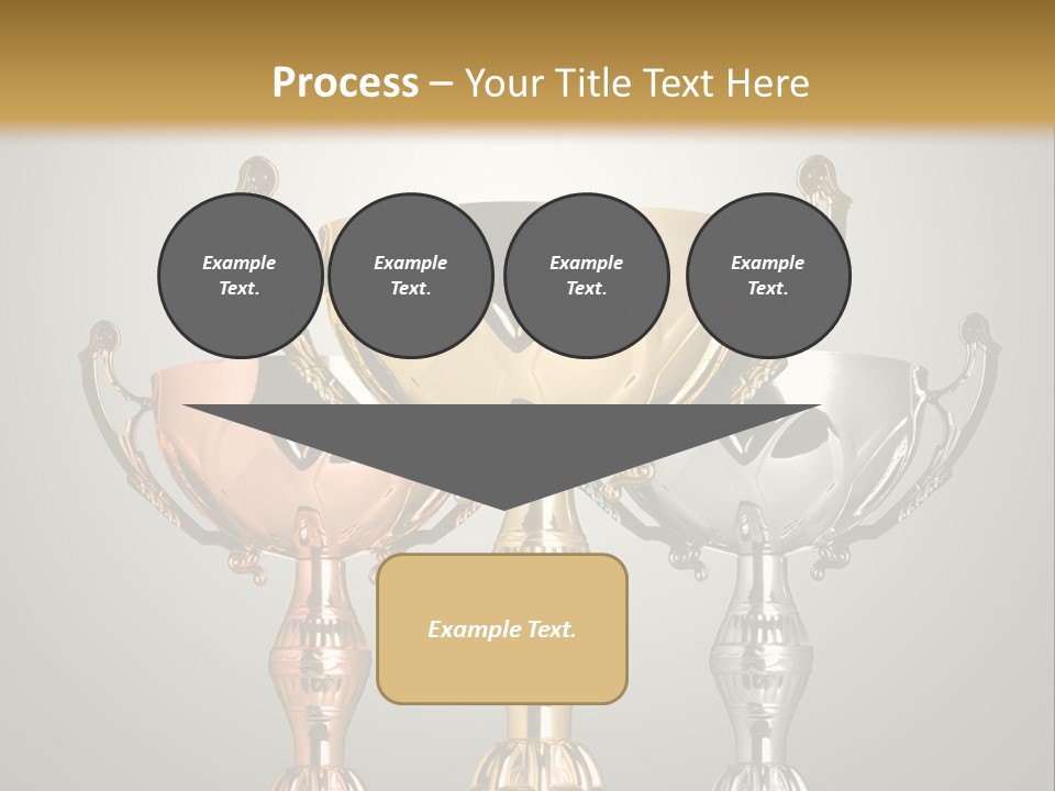 Achievement Prize Metal PowerPoint Template