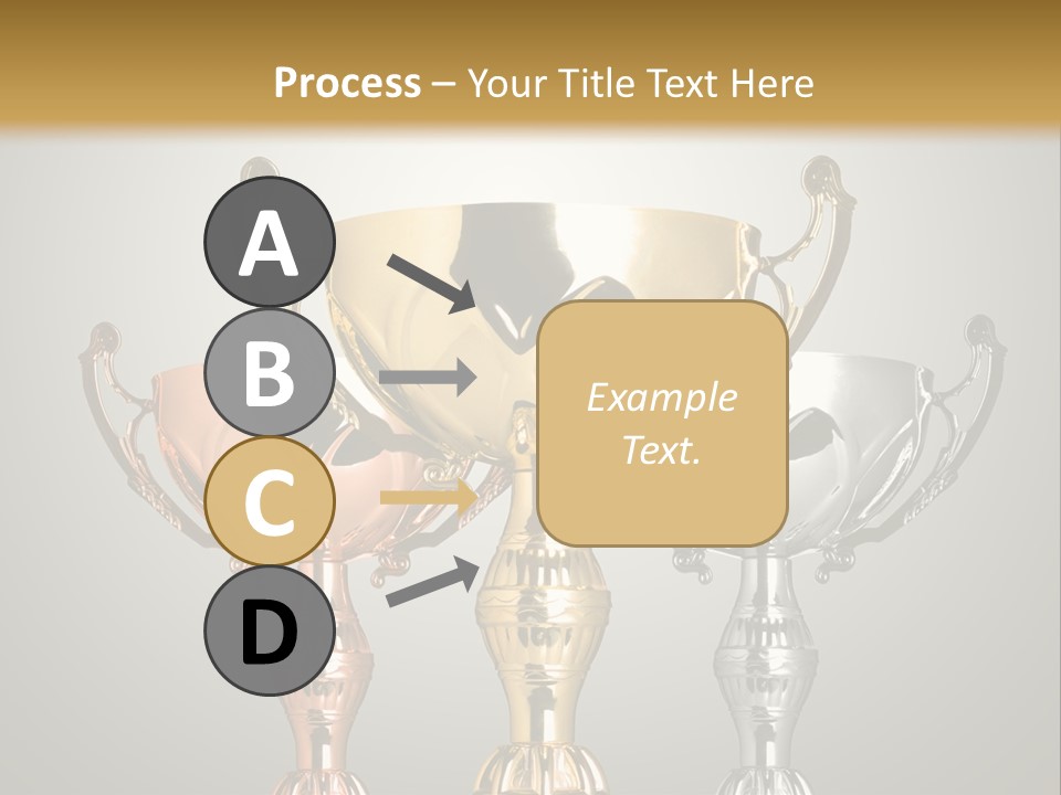 Achievement Prize Metal PowerPoint Template
