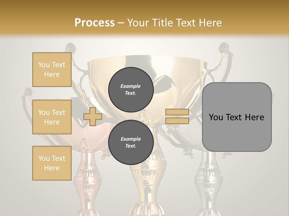 Achievement Prize Metal PowerPoint Template