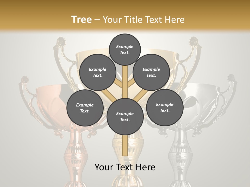 Achievement Prize Metal PowerPoint Template