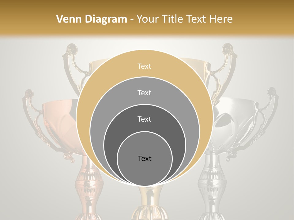 Achievement Prize Metal PowerPoint Template