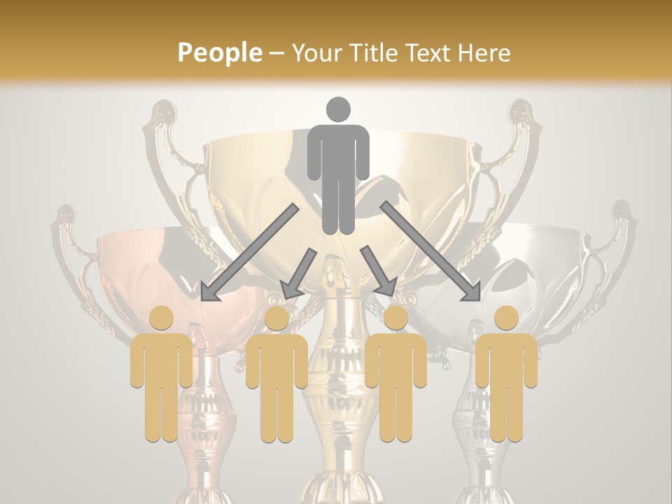 Achievement Prize Metal PowerPoint Template