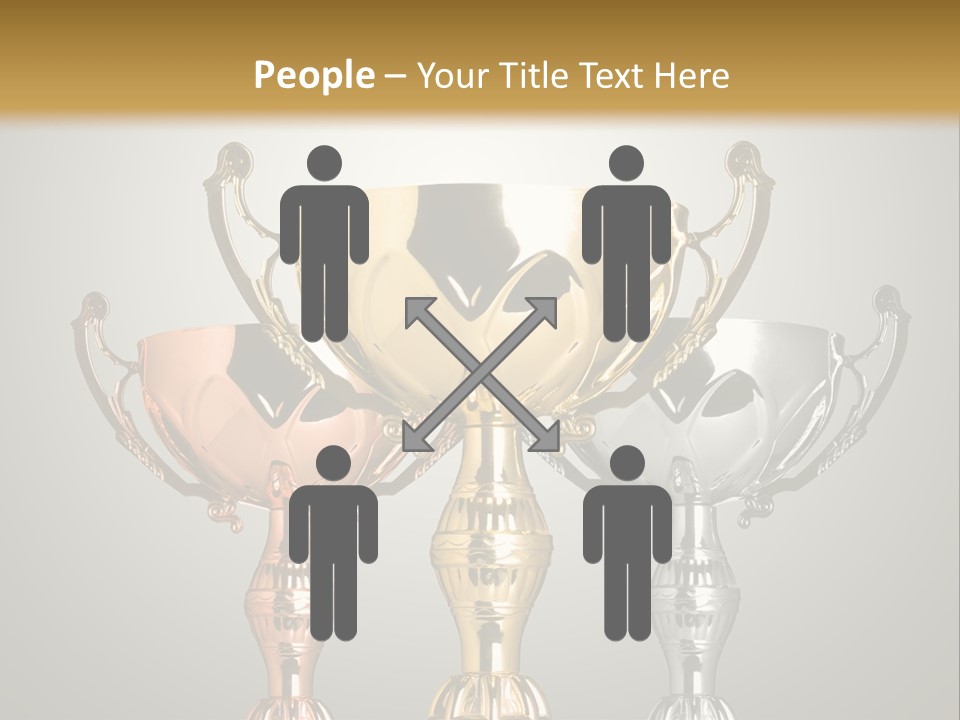 Achievement Prize Metal PowerPoint Template