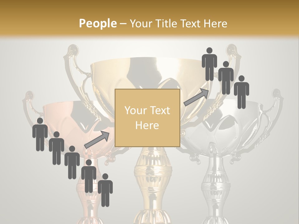 Achievement Prize Metal PowerPoint Template