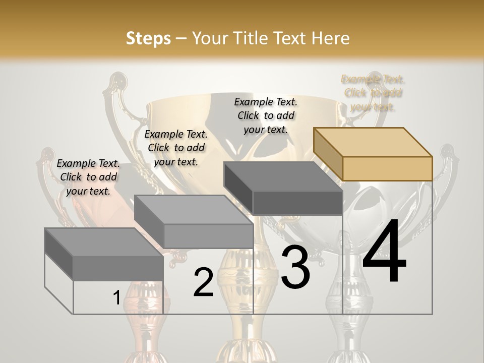 Achievement Prize Metal PowerPoint Template
