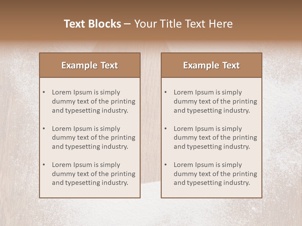 Two Mill Pin PowerPoint Template