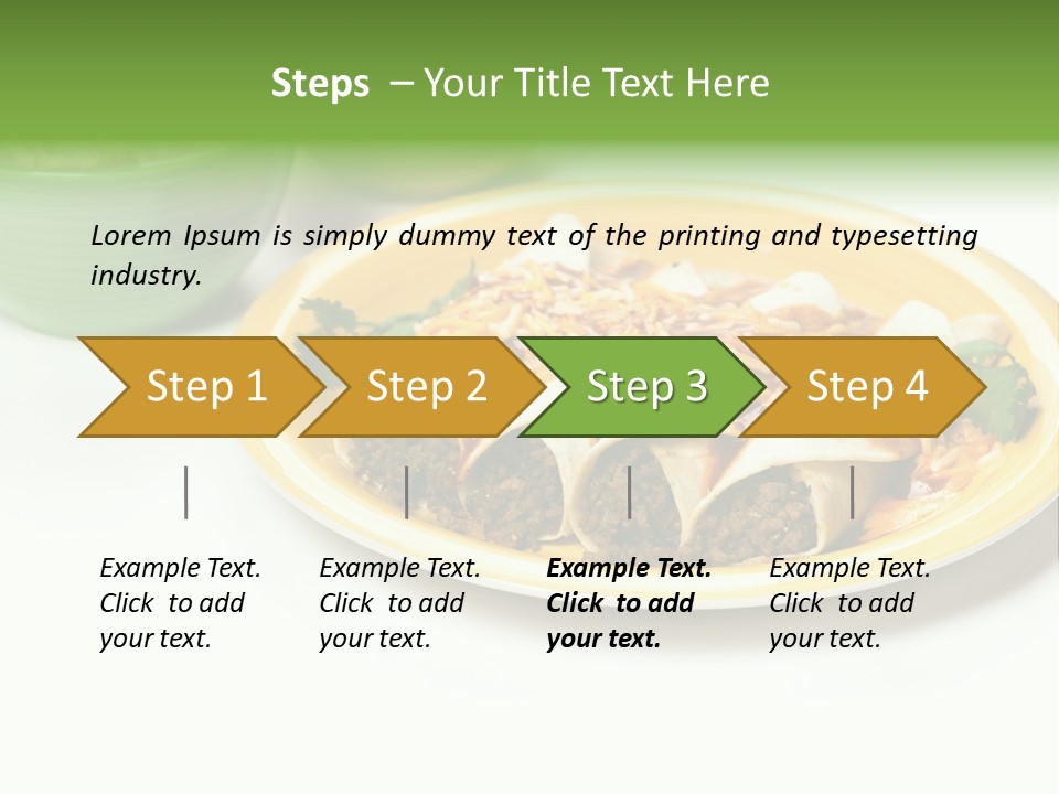 Mexican Food Red Fresh PowerPoint Template