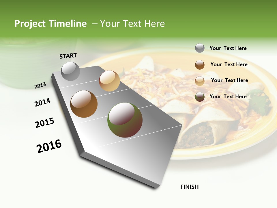 Mexican Food Red Fresh PowerPoint Template