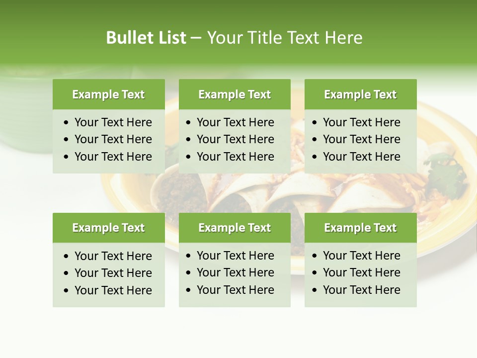 Mexican Food Red Fresh PowerPoint Template