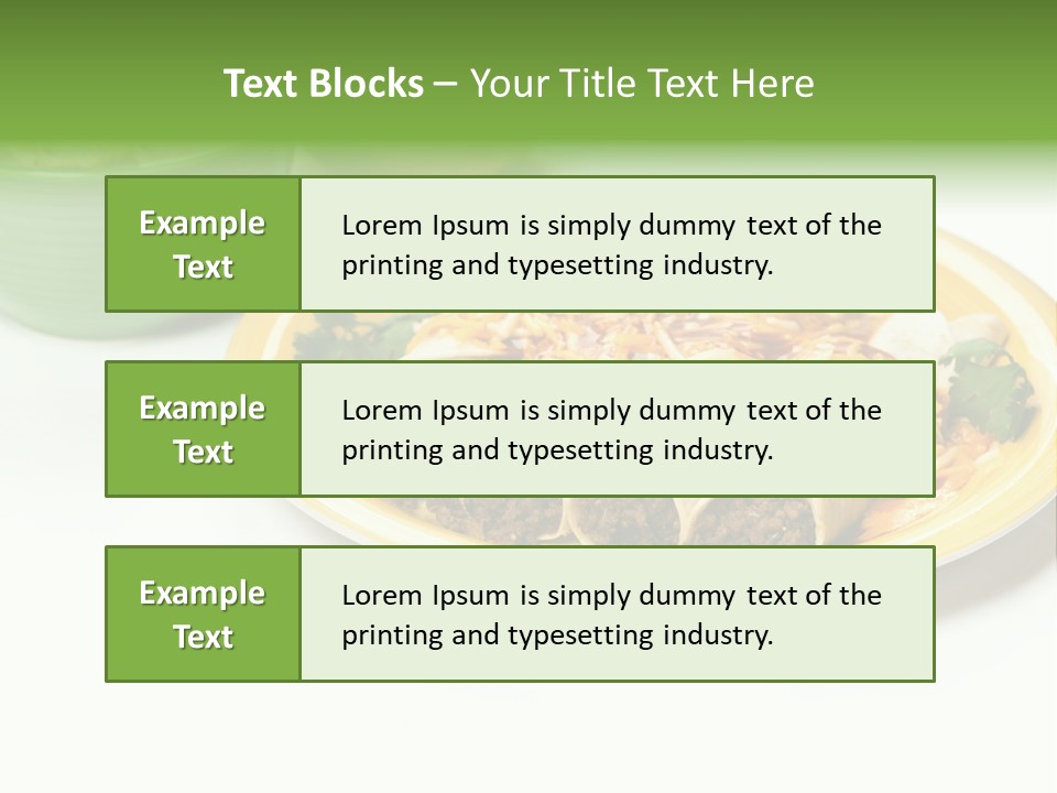 Mexican Food Red Fresh PowerPoint Template