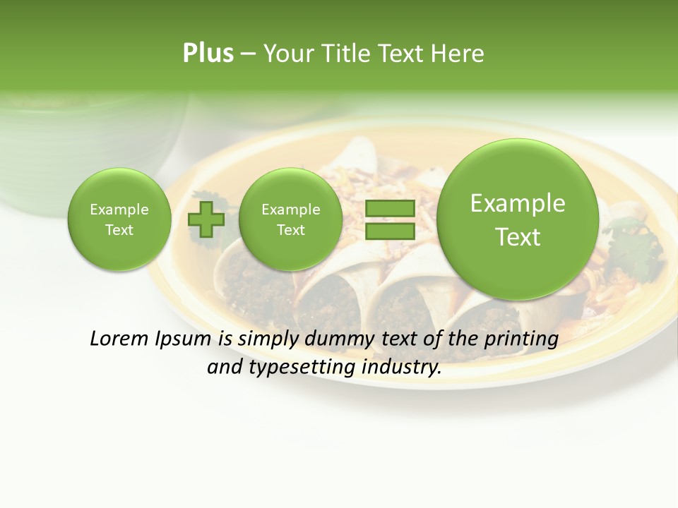 Mexican Food Red Fresh PowerPoint Template