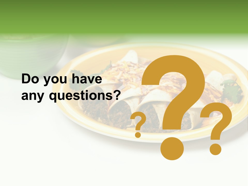 Mexican Food Red Fresh PowerPoint Template