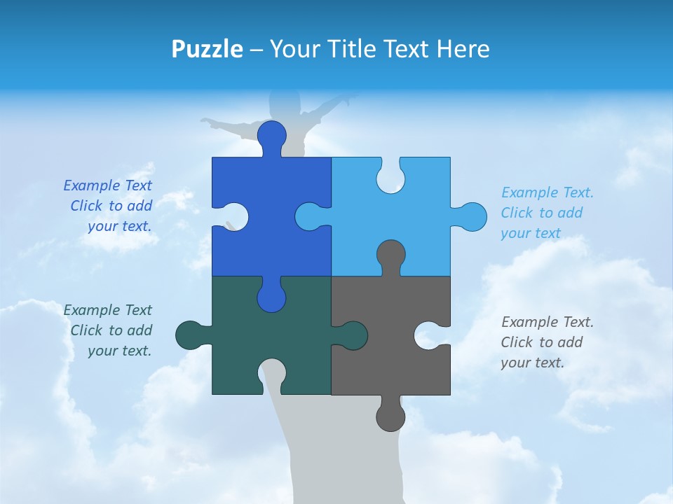 Man Life Freedom PowerPoint Template