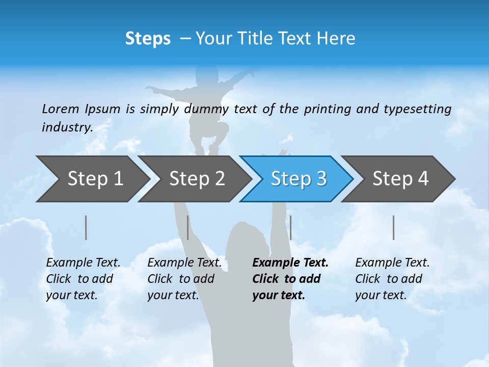 Man Life Freedom PowerPoint Template