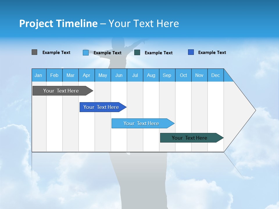 Man Life Freedom PowerPoint Template